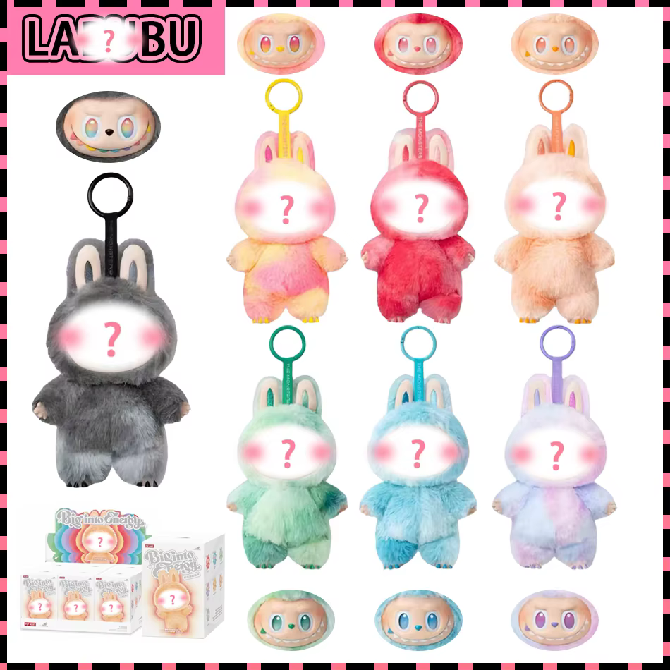 Sweetheart Vinyl Doll Kawaii Backpack Pendant Decoration and plush doll keychain gifts Mini LABUBU V3 The Monsters Box - Image 3