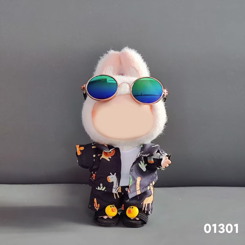 17CM Mini Labubu Adorable Dress Changeable Dolls Skirts and Toys Labubu clothes blind boxes are perfect for cross-border and wholesale