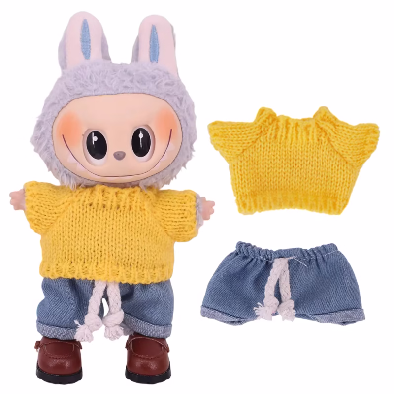 The Labubu outfits are great for pretend play, photo shoots, or for simply displaying the character on a shelf. - Image 2