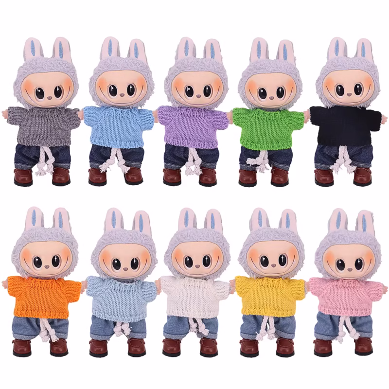The Labubu outfits are great for pretend play, photo shoots, or for simply displaying the character on a shelf.