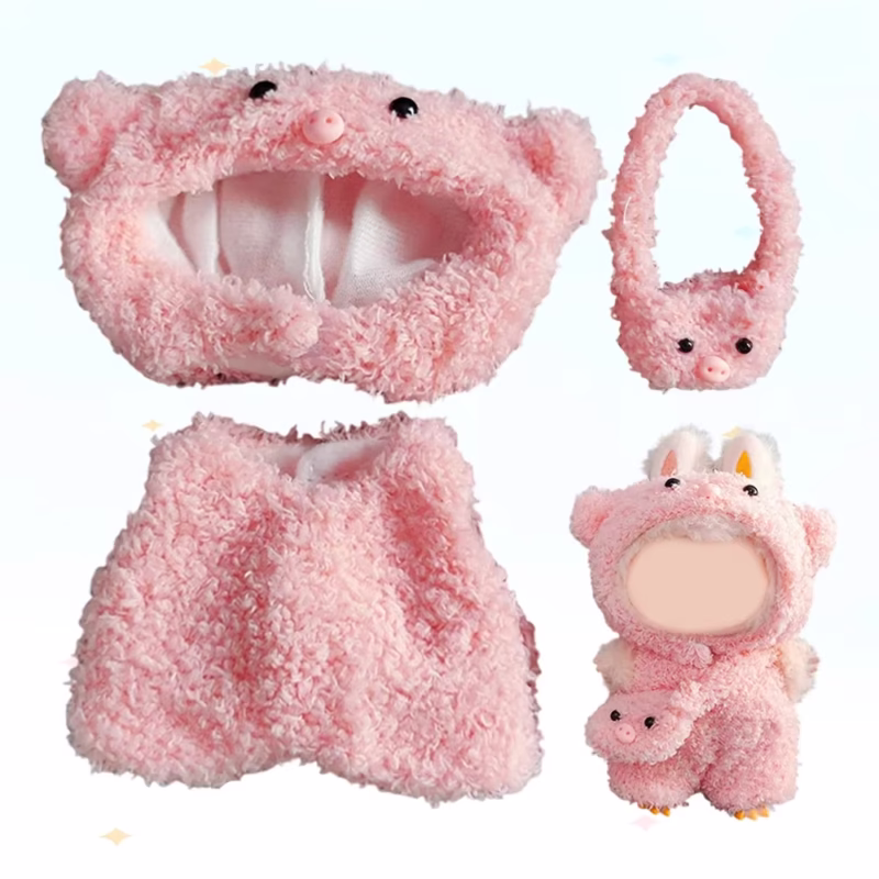 Presents for Korean Kpop EXO mini Labubu I II idol dolls' sitting party outfit and plush accessories
