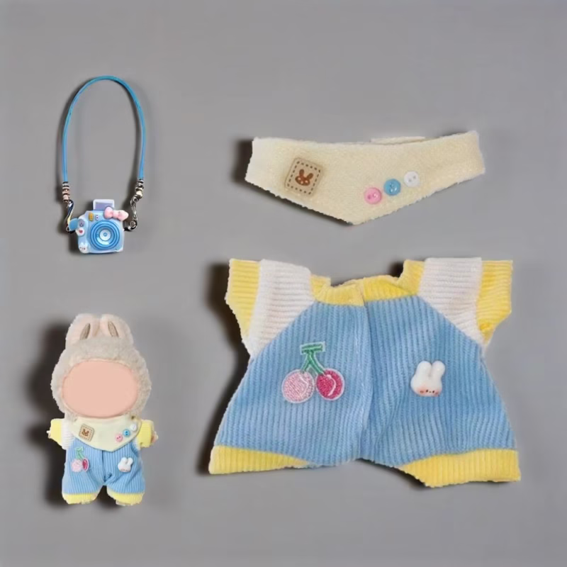 Doll's Clothes Sports Leisure 17cm Mini Outfit Accessories for V1 V2 Labubu Idol Suit Dress Gift Chic Outfit - Image 4