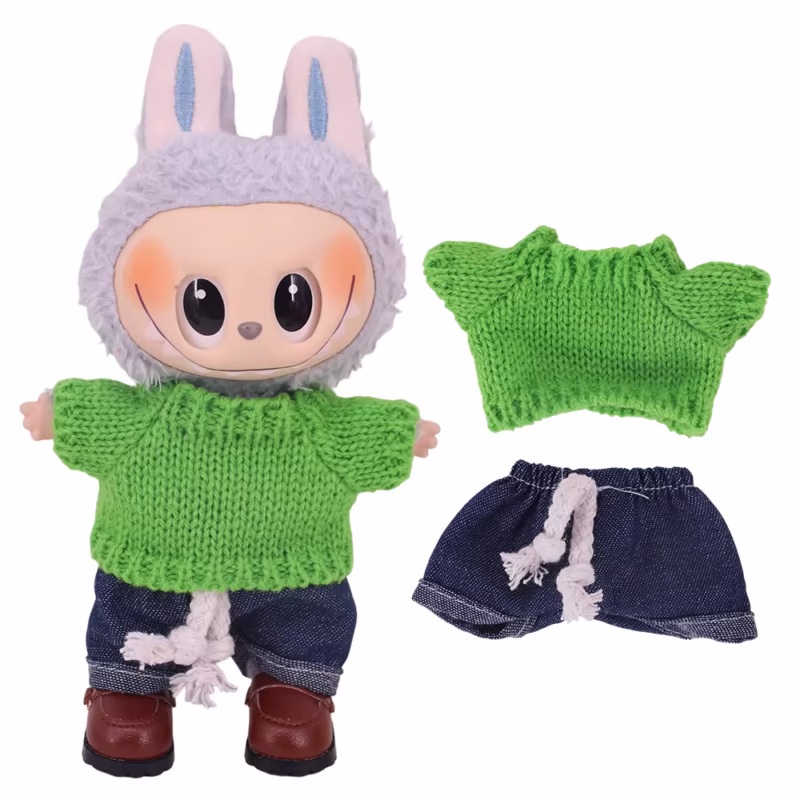The Labubu outfits are great for pretend play, photo shoots, or for simply displaying the character on a shelf. - Image 3
