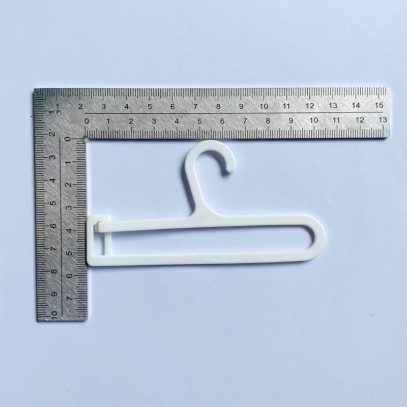 Multipurpose Clothes Support Rackfor Labubu/BJD Doll, 20cm Mini Dry Cleaning Hanger Mini Decorative Doll Dry Cleaning Rack - Image 3