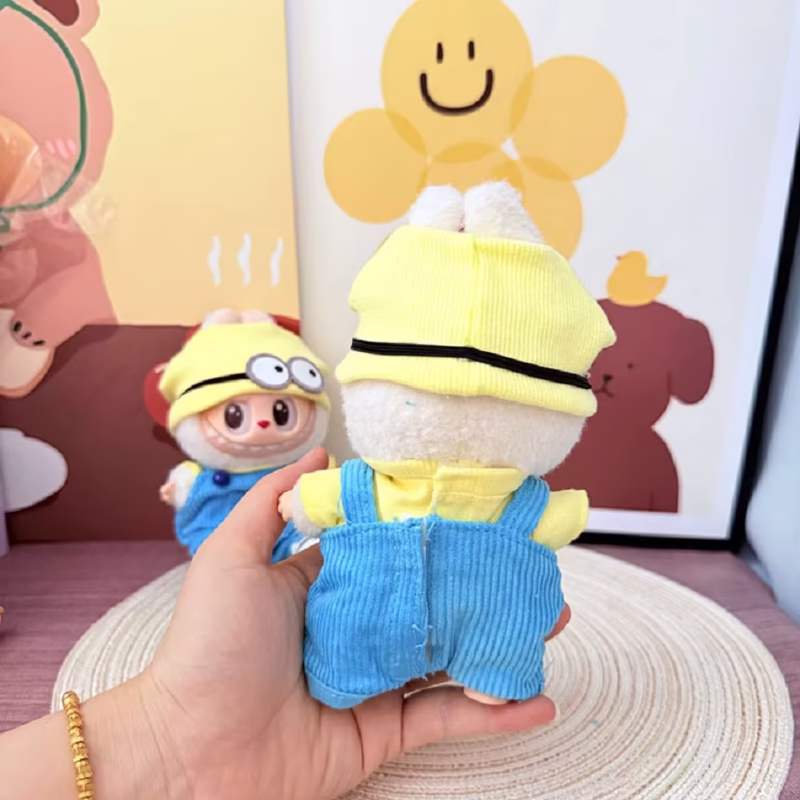 Anime Cartoon Labubu Outfits Kawaii Labubu v1 v2 Gifts For Doll Accessories Mini Vinyl Doll Clothing Sets For Cute Minions - Image 2