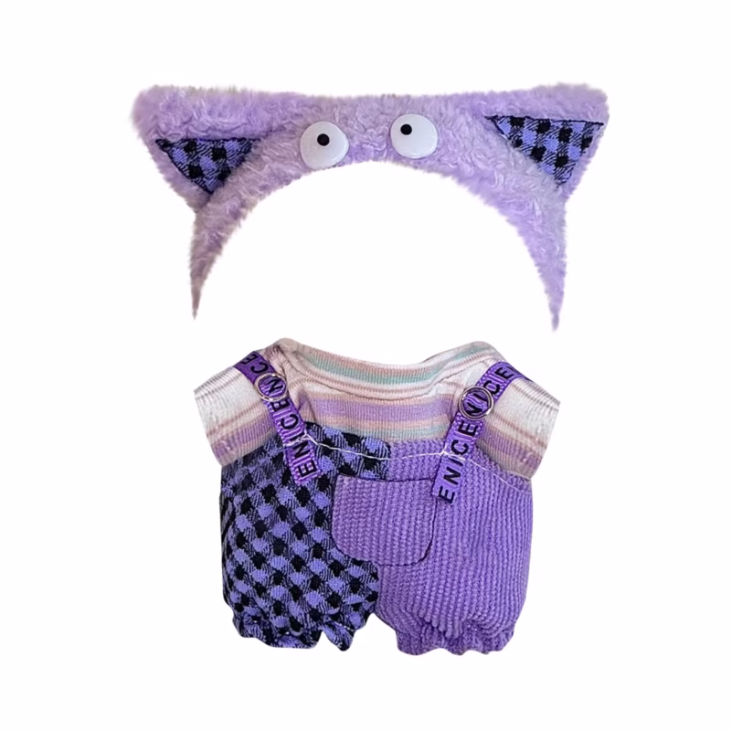 Doll Clothes Rack in Plastic Labubu Cosplay Toy is a Labubu Mini Clothes Organizer